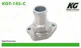 Toma de Agua VW CARAVELLE L4 1.8L 1988-1996  part: KGT-145-C