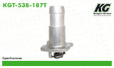 Toma de Agua GM COLORADO L4 2.8L 2004-2006  part: KGT-538-187T