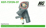 Toma de Agua FD RANGER L4 2.5L 1998-2001  part: KGT-7592N-ST