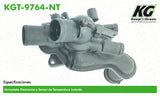 Toma de Agua PEU 207 L4 1.6L 2006-2012  part: KGT-9764-NT