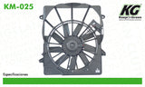 Motoventilador DGE NITRO V6 3.7L 2007-2011  part: KM-025