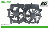 Motoventilador FD ESCAPE L4 2.3L 2005  part: KM-036