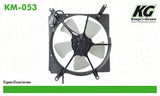 Motoventilador HD ACCORD L4 2.2L 1990-1993  part: KM-053