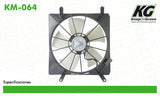 Motoventilador HD CR-V L4 2.4L 2002-2006  part: KM-064