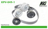 Kit de Banda de Accesorios TY HIACE L4 2.7L 2006-2013  part: KPV-049-1