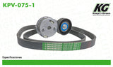 Kit de Banda de Accesorios CHR VOYAGER L4 2.4L 2001-2003  part: KPV-075-1