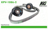 Kit de Banda de Accesorios GM AVALANCHE 2500 V8 8.1L 2002-2006  part: KPV-1086-2