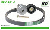 Kit de Banda de Accesorios GM S10 PICKUP V6 4.3L 1996-2004  part: KPV-231-1