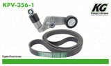 Kit de Banda de Accesorios TY CELICA L4 1.8L 2003-2005  part: KPV-356-1