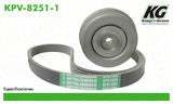 Kit de Banda de Accesorios CHR SEBRING L4 2.4L 2001-2005  part: KPV-8251-1