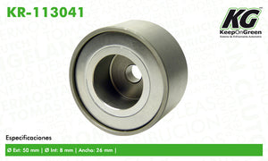 Polea REN CLIO L4 2.0L 2002-2006  part: KR-113041