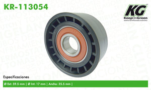 Polea NSN APRIO L4 1.6L 2008-2010  part: KR-113054
