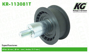 Polea VW LUPO L4 1.6L 2000-2005  part: KR-113081T