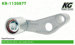 Polea VW LUPO L4 1.6L 2000-2005  part: KR-113087T