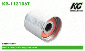 Polea VW BORA L4 2.0L 2006-2010  part: KR-113106T