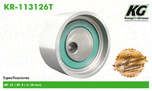 Polea GM TRACKER L4 1.6L 1998-2002  part: KR-113126T