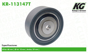 Polea VW TRANSPORTER L4 2.0L TDi 10-17  part: KR-113147T