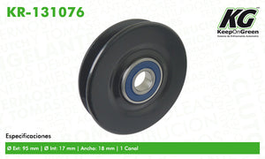 Polea CHR NEW YORKER V8 5.9L 1975-1980  part: KR-131076