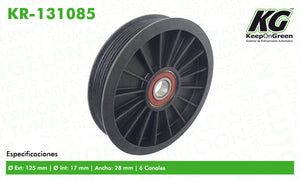 Polea GM CAMARO V8 5.0L 1988-1992  part: KR-131085