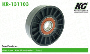 Polea GM CAVALIER L4 2.2L 2002-2005  part: KR-131103