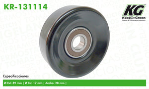Polea DGE CARAVAN V6 3.0L 1991-2000  part: KR-131114