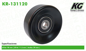 Polea GM S10 BLAZER V6 2.8L 1987-1989  part: KR-131120
