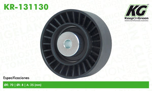 Polea MB C280 L6 2.8L 1995-1997  part: KR-131130