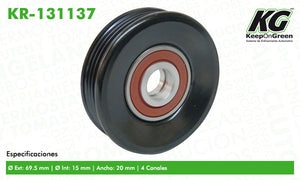 Polea ACU SLX V6 3.2L 1996-1997  part: KR-131137