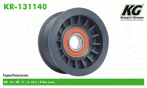 Polea FD F-150 V8 4.6L 1997-2001  part: KR-131140