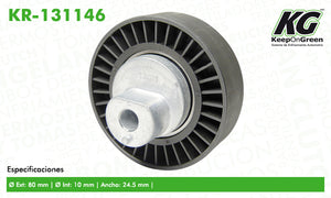 Polea BMW 318i L4 1.8L 1994-1995  part: KR-131146