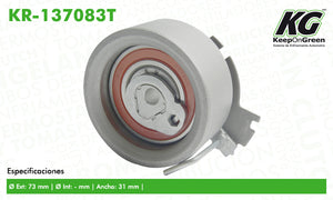 Polea PEU 206 L4 1.6L 2001-2009  part: KR-137083T