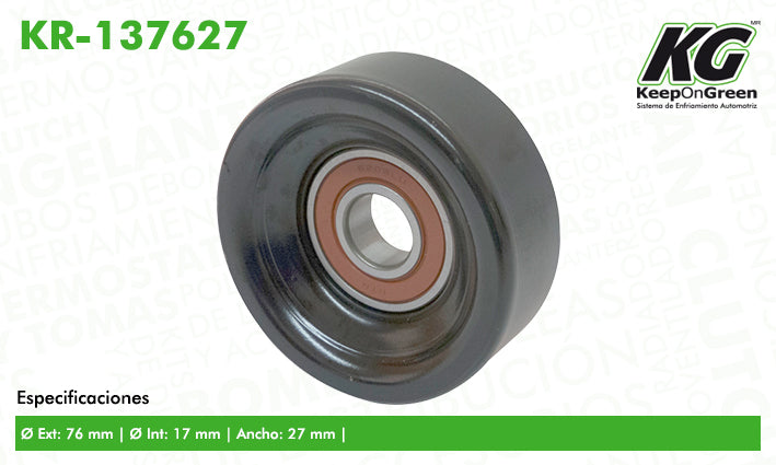Polea part: KR-137627 – Diagsa Automotriz