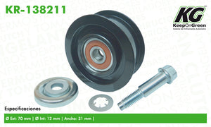 Polea NSN NV350 L4 2.5L 2014-2015  part: KR-138211