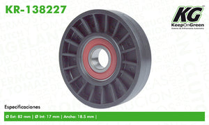 Polea GM ASTRA L4 2.2L 2000-2004  part: KR-138227