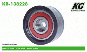Polea GM ASTRA L4 1.8L 2000-2003  part: KR-138228