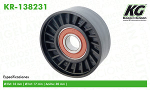 Polea DGE DURANGO V8 5.7L 2004-2008  part: KR-138231