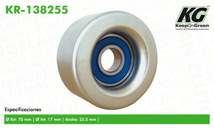 Polea NSN NV350 L4 2.5L 2014-2015  part: KR-138255