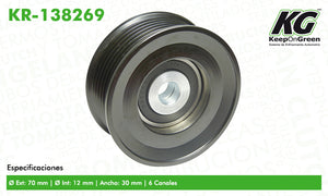 Polea NSN FRONTIER L4 2.5L 2005-2014  part: KR-138269