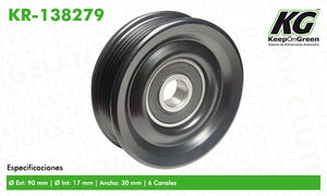 Polea DGE RAM 2500 V8 5.7L 2009  part: KR-138279