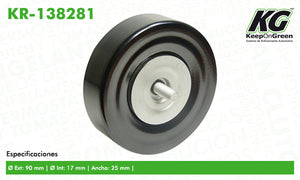 Polea AUD A4 L4 1.8L 2002-2006  part: KR-138281