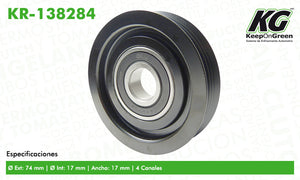 Polea HD CIVIC L4 1.5L 1988-1995  part: KR-138284