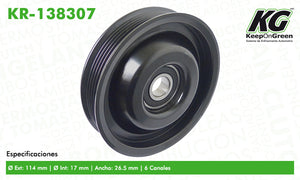 Polea  part: KR-138307