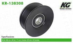 Polea FD F-250 Super Duty V8 6.0L 2005-2007  part: KR-138308