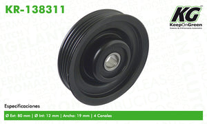 Polea NSN 300ZX V6 3.0L 1990-1993  part: KR-138311