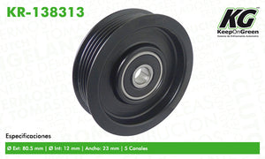 Polea INF QX4 V6 3.3L 1997-2000  part: KR-138313