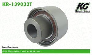 Polea ACU SLX V6 3.2L 1996-1997  part: KR-139033T