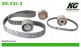 Kit de Distribucion de Banda CHR SEBRING L4 2.4L 2005  part: KR-232-2
