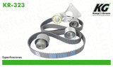 Kit de Distribucion de Banda PEU 406 V6 3.0L 2000-2005  part: KR-323