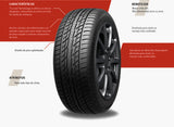 Llanta Uniroyal 255/40R18 Tiger Paw GTZ AS 2 part: Un83255