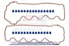 Tapa de Válvulas ford,lincoln,mercury, v8 4.6l, 5.4l, sohc 24v, part: VS-003356-2R